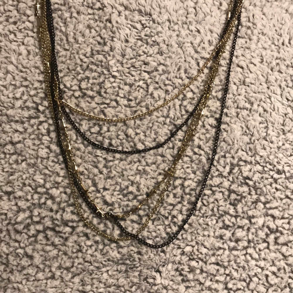 Black and gold necklace